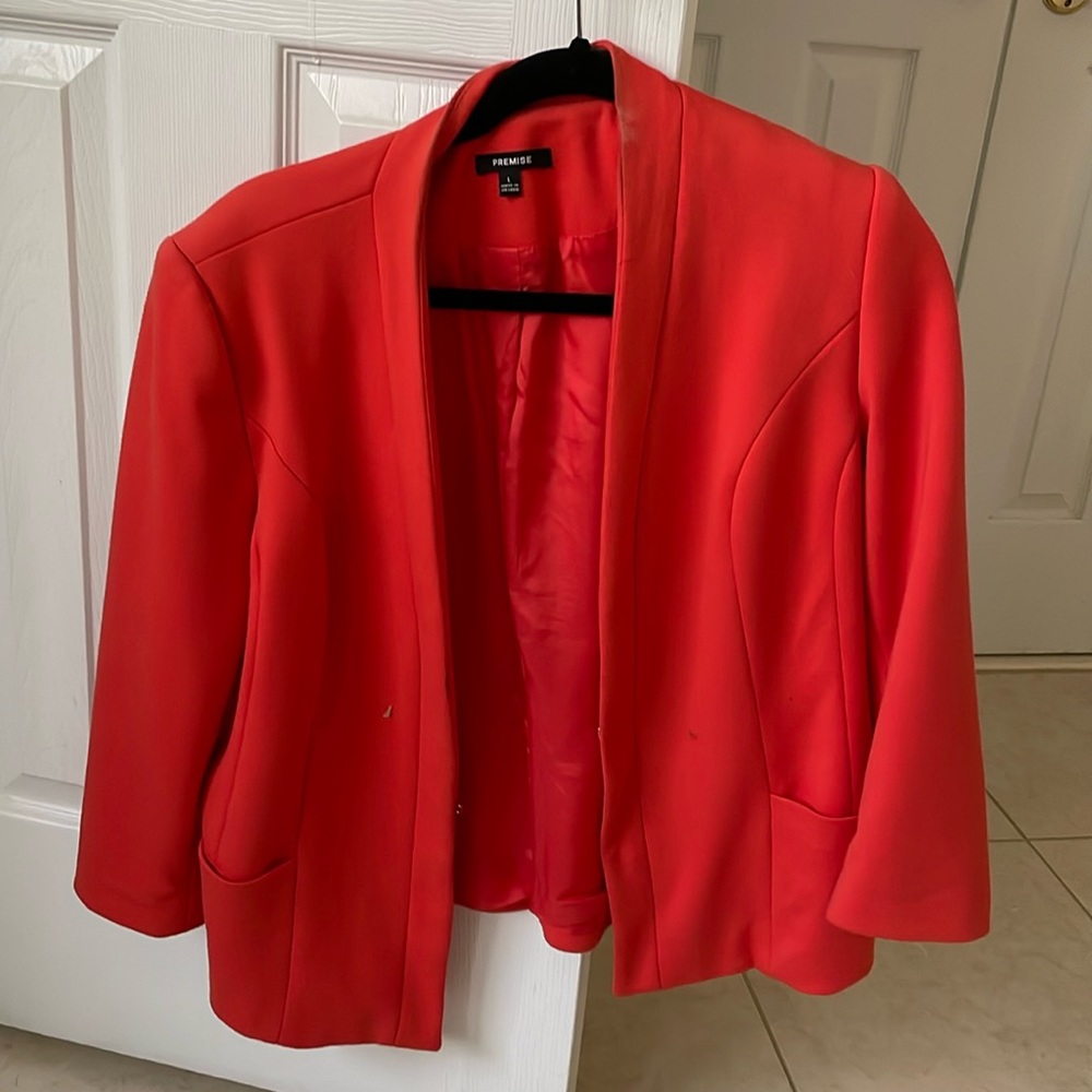 Orange jacket